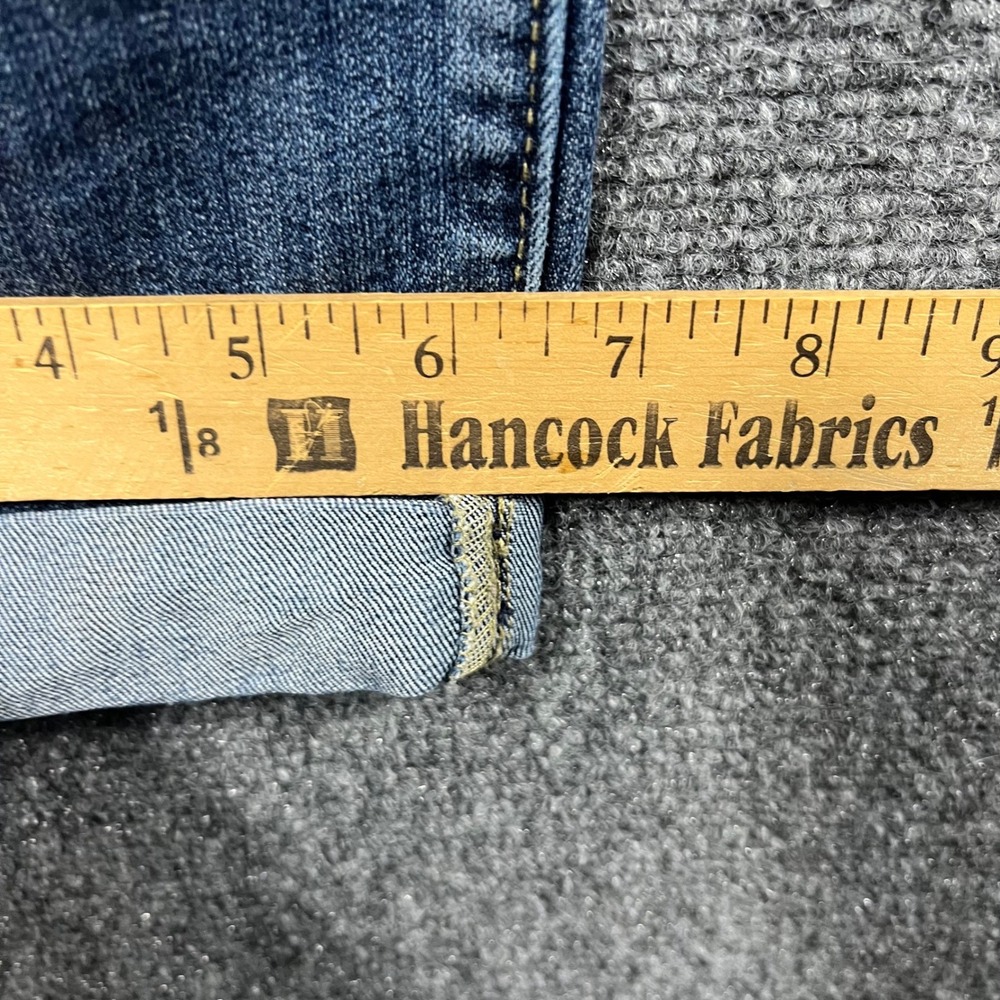 Gap Sexy Boyfriend Fit Jeans Womens 10/30R Blue Medium Wash Cuffed Denim Pants - Picture 9 of 9